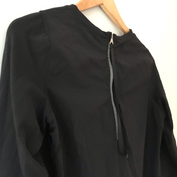 🌵SOLD🌵Lululemon Black Long Sleeve Top 6 Zipper - Picture 7 of 8
